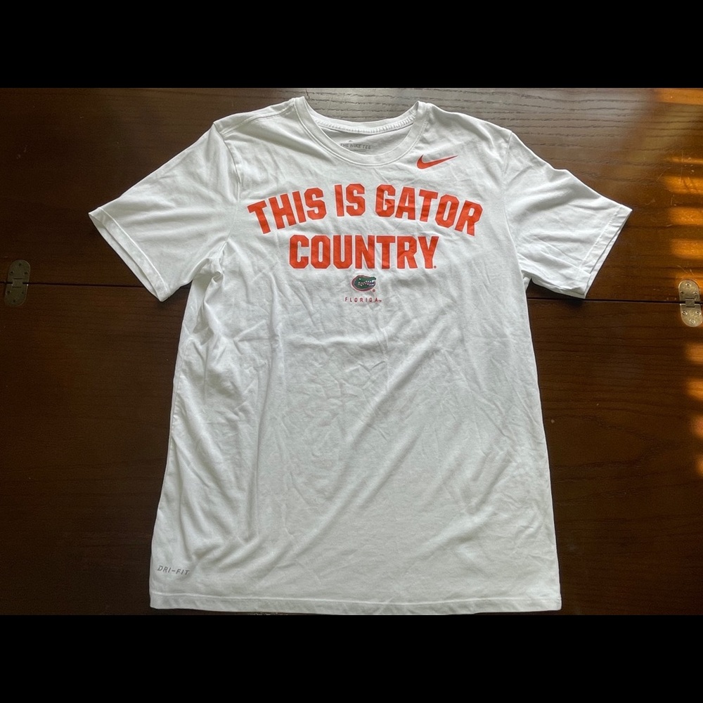 Nike Dri Fit Shirt Florida Gators, Large, White